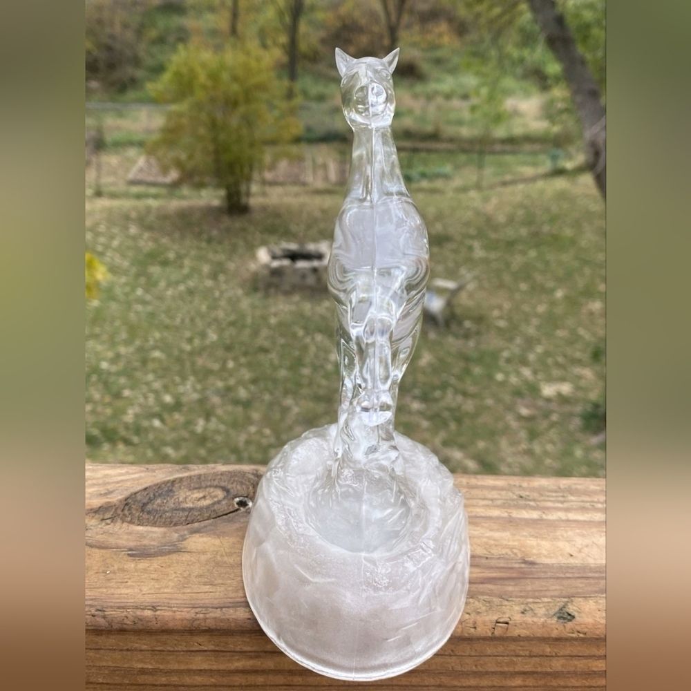 Vintage Cristal D’Arques Lead Crystal Rearing Horse - France - Picture 3 of 5